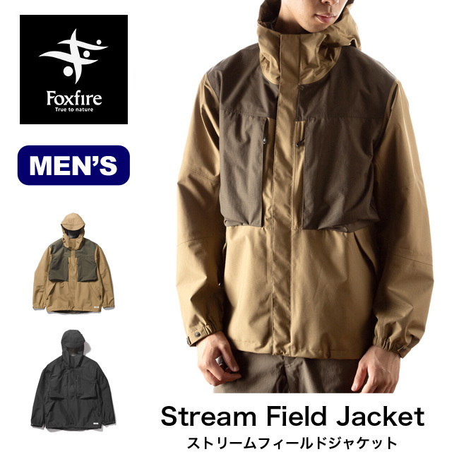 Foxfire フォックスファイヤー ストリームフィールドジャケット メンズ ゴアテックス フード アウトドア : f36019 :  OutdoorStyle サンデーマウンテン - 通販 - Yahoo!ショッピング