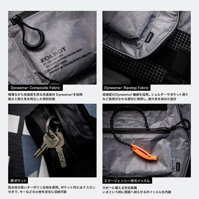 FOLBOT フォルボット TFDダイニーマコンポジットファブリック FT