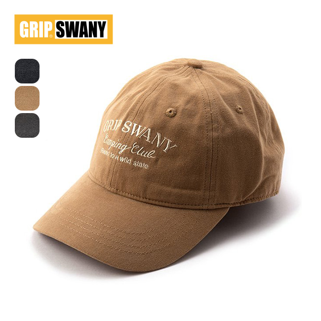 GRIP SWANY グリップスワニー キャンプロゴキャップ