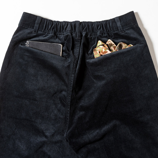 GRIP SWANY（グリップスワニー） コーデュロイストレッチワイドパンツ