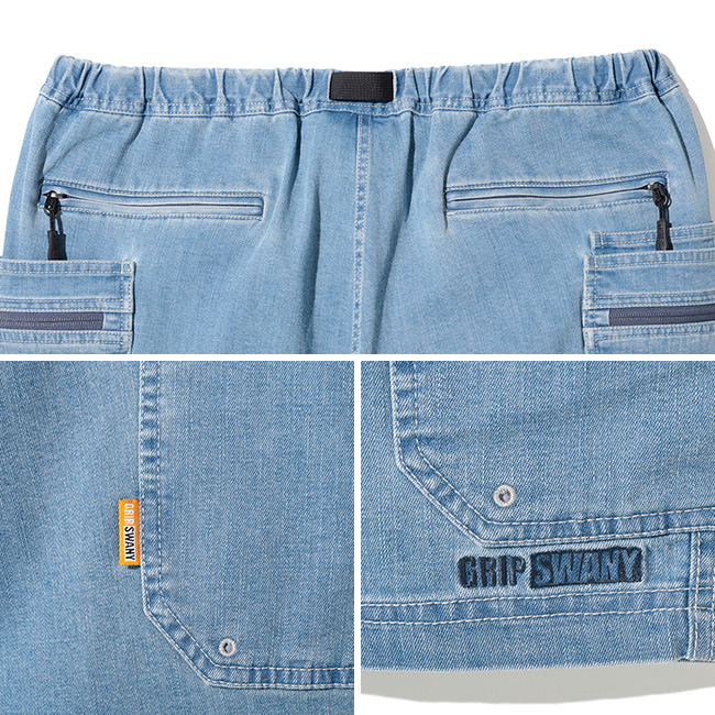 GRIP SWANY（グリップスワニー） クールマックスデニムギアショーツ