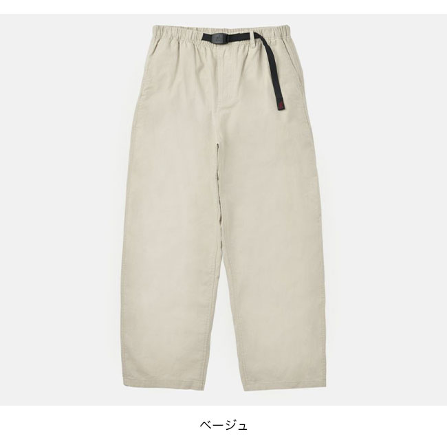 GRAMICCI グラミチ リネンコットンワイドパンツ メンズ