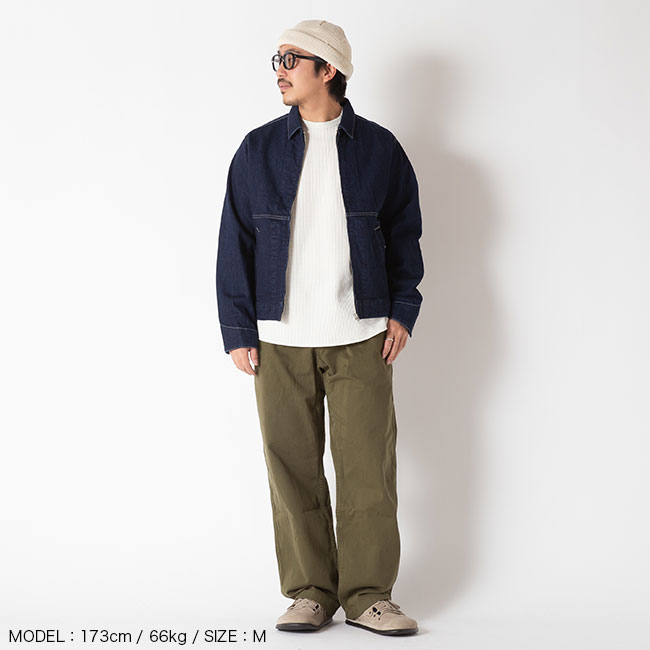 新品未使用　BLAMINKブラミンク　デニムジャケット Gramicci（グラミチ） ジャパニーズスラブデニムジャケット メンズ
