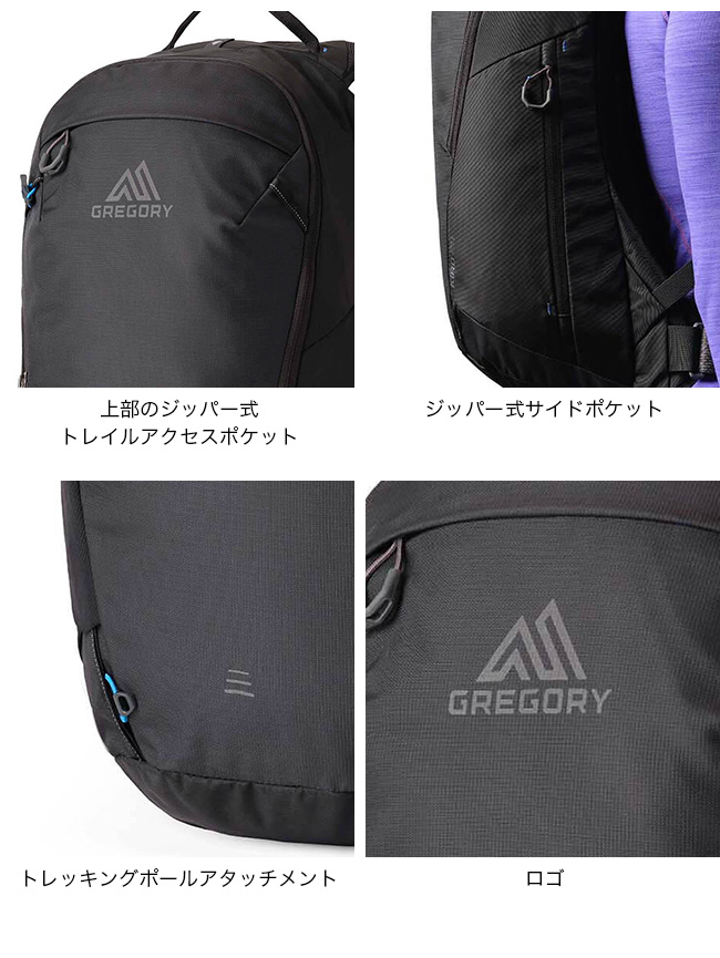 GREGORY グレゴリー キロ24 ユニセックス 153036A543 バック