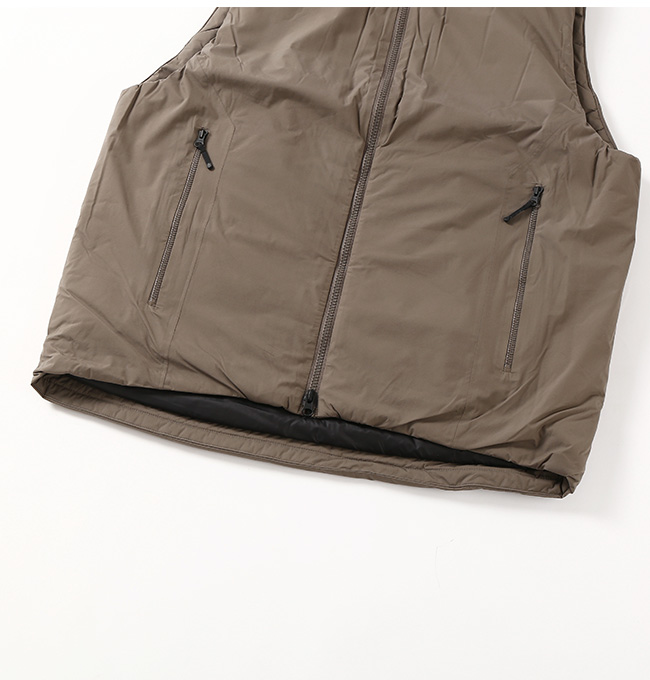 【Goldwin】ゴアテックス ウィンドストッパー パフィー ミル ベスト Goldwin (ゴールドウィン) GORE-TEX WINDSTOPPER Puffy Mil Vest