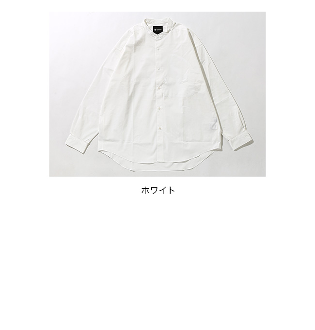 GOLDWIN ゴールドウィン オーバーサイズドバンドカラーシャツ 
