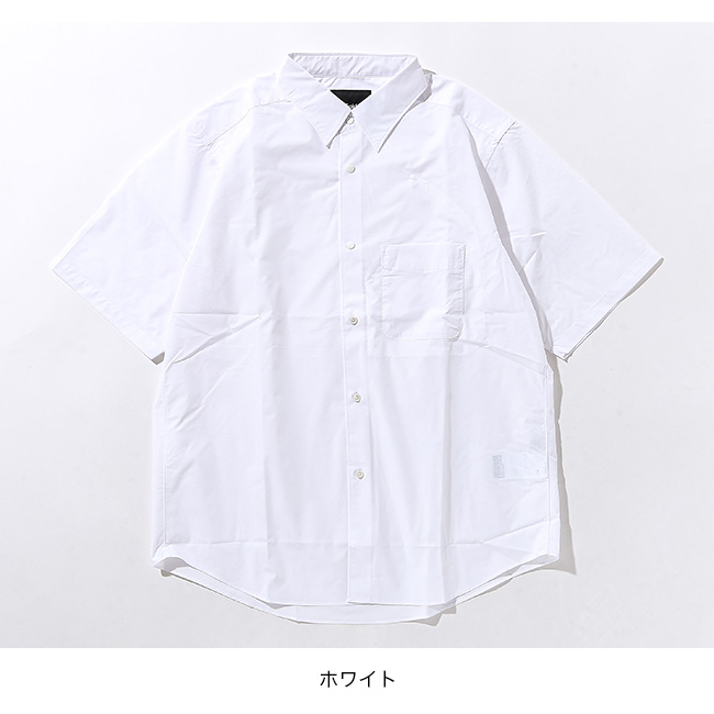 Goldwin ストライプドコンフォーダブルショートスリーブシャツ　半袖シャツ Goldwin ストライプドコンフォーダブルショートスリーブシャツ