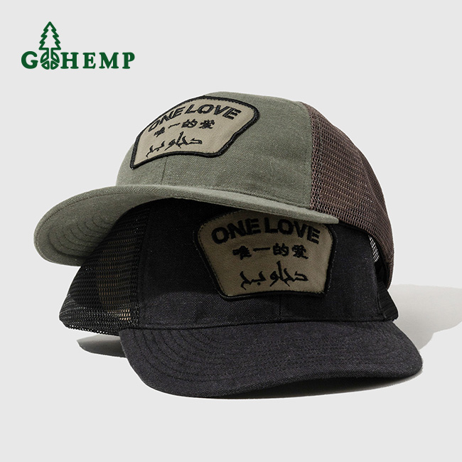 GOHEMP（ゴーヘンプ） ワンラブメッシュキャップ GHG0264MCP ONE LOVE