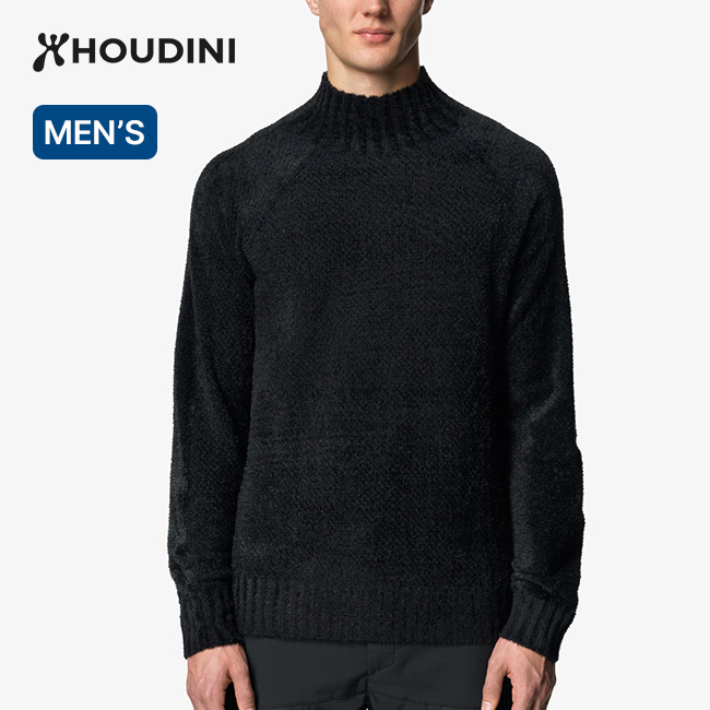 【M】HOUDINI フーディニ　黒　クルーネック　ニット　トレーナー HOUDINI（フーディニ） ライカンクルー メンズ 830061 Lykan Crew