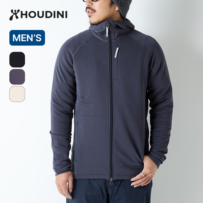 Houdini　パーカー　ネイビー　指穴付き　UVパーカー　フーディー　スポーツ HOUDINI（フーディニ） メンズ パワーアップ フーディー / ミッド