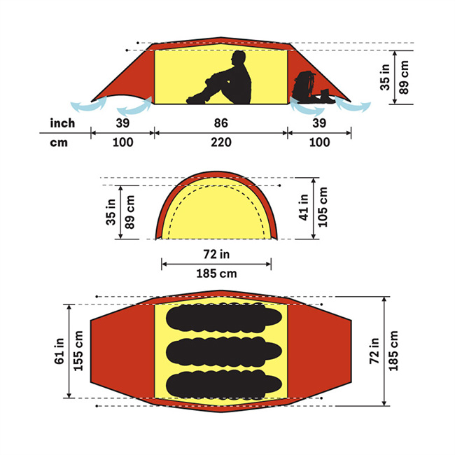 HILLEBERG（ヒルバーグ） ヘラグス3 : OutdoorStyle サンデー