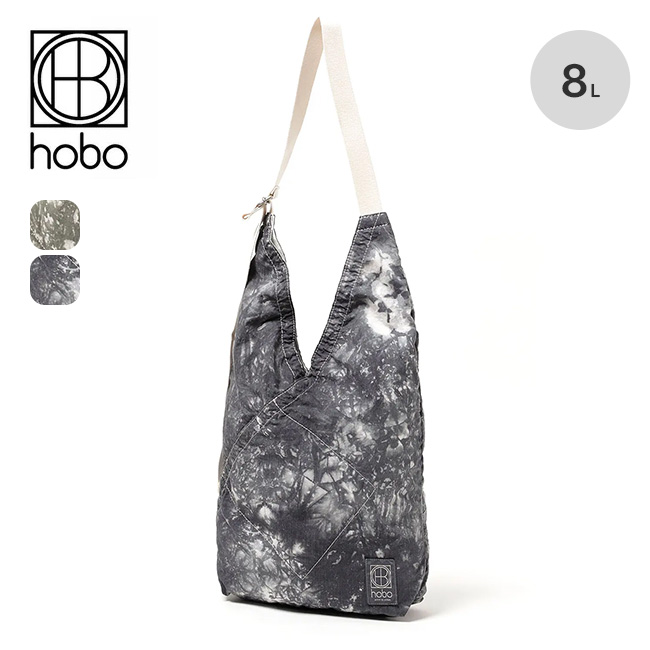 hobo ホーボー アズマショルダーバッグS コットンナイロンリップストップカモタイダイ hobo（ホーボー） アズマショルダーバッグS コットンナイロンリップス