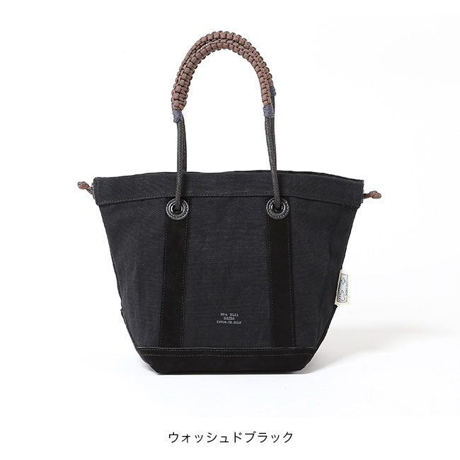 HAIDA ハイダ ウォッシュド キャンバス×スエード ポリー S トート