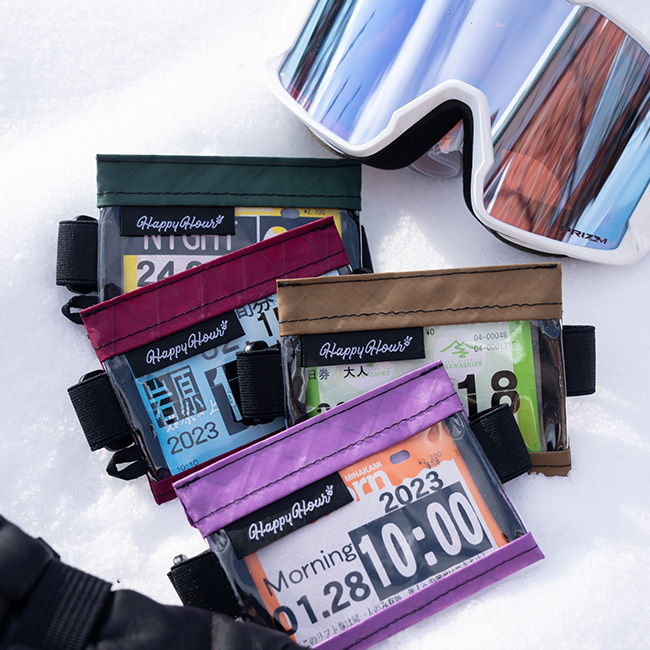 HAPPY HOUR ハッピーアワー スキーリフトパスケース リフト券ホルダー