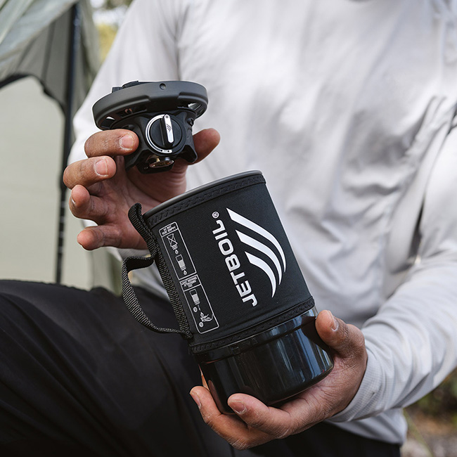 JETBOIL アウトドア調理器具 ブラック JETBOIL ジェットボイル ジップ 0.8L クッカー バーナー 調理器具