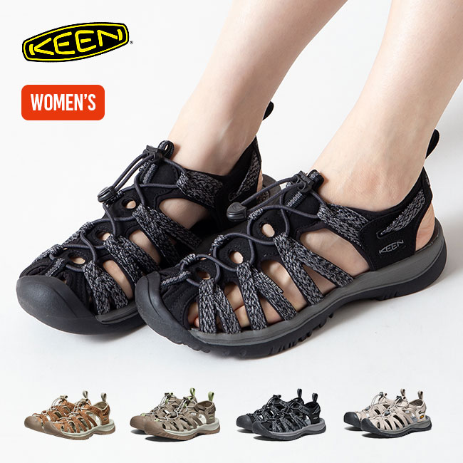 【美品】KEEN WHISPER ウォータープルーフ サンダル 25cm KEEN キーン ウィスパー ウィメンズ WHISPER サンダル スポーツ