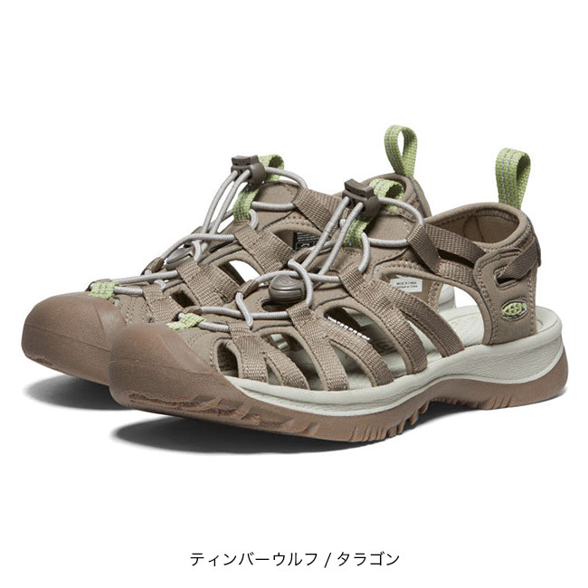 KEEN HYBRIDLIFE グリーン スポーツ サンダル ウィスパー KEEN HYBRIDLIFE グリーン スポーツ サンダル ウィスパー