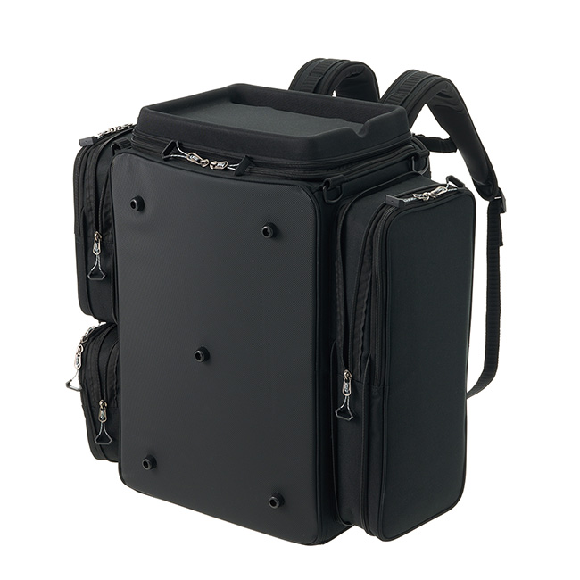 ボブさん用　BLACK DESGN スラットデザインテーブル 収納バッグ付き LOGOS（ロゴス） LOGOSキャンプツールリュック(テーブル付き) 73188210
