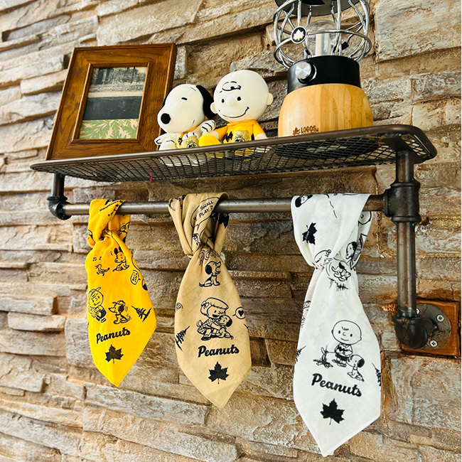 LOGOS(ロゴス) スヌーピー PEANUTS 75years バンダナ ハンカチ LOGOS(ロゴス) スヌーピー PEANUTS 75years バンダナ ハンカチ