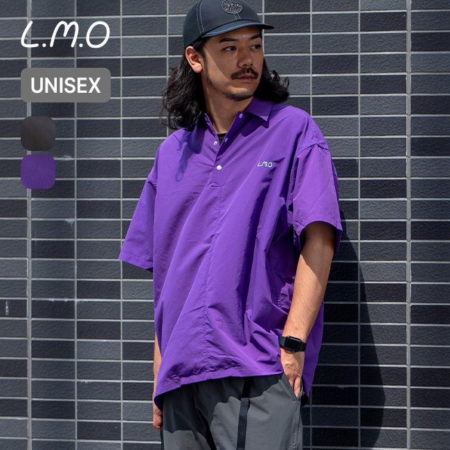 セール L.M.O エルエムオー ナイロンプルオーバーシャツ 