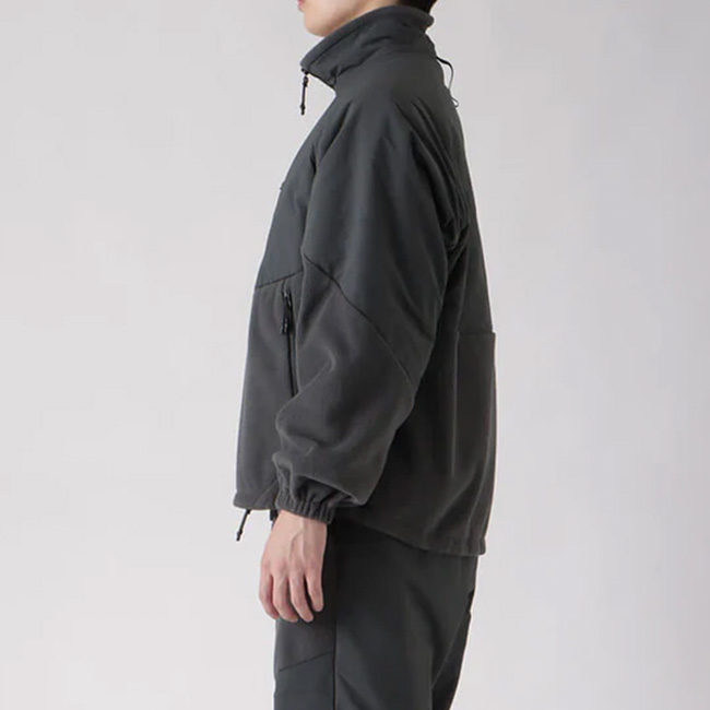 LANTERN（ランタン） ナイロンリップストップ×フリースブルゾン ユニ