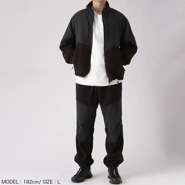 LANTERN（ランタン） ナイロンリップストップ×フリースパンツ ユニ