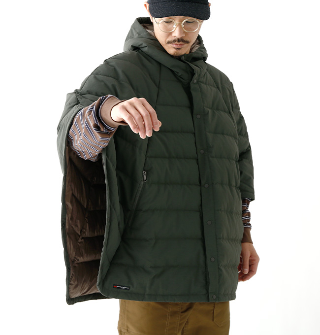 MOUNTAIN EQUIPMENT マウンテンイクイップメント ダウンポンチョ