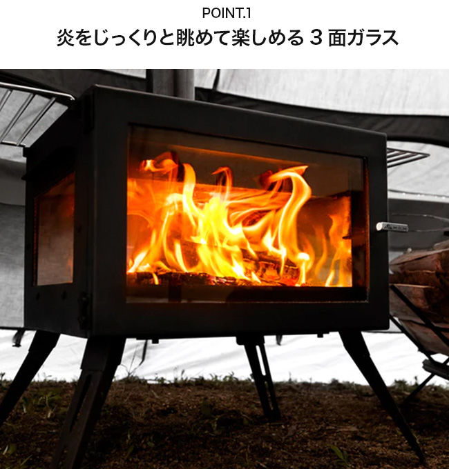 Amazon.co.jp: SENQI 薪ストーブ キャンプ テント コンロ