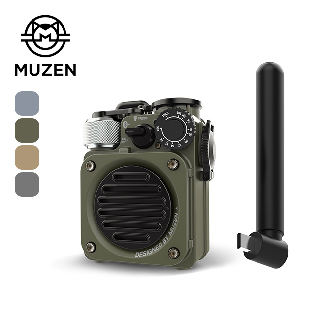 MD-1047-308☆MUZEN ワイドミニ ブルートゥーススピーカー MUZEN ミューゼン ワイルドミニ第3世代ブルートゥーススピーカー