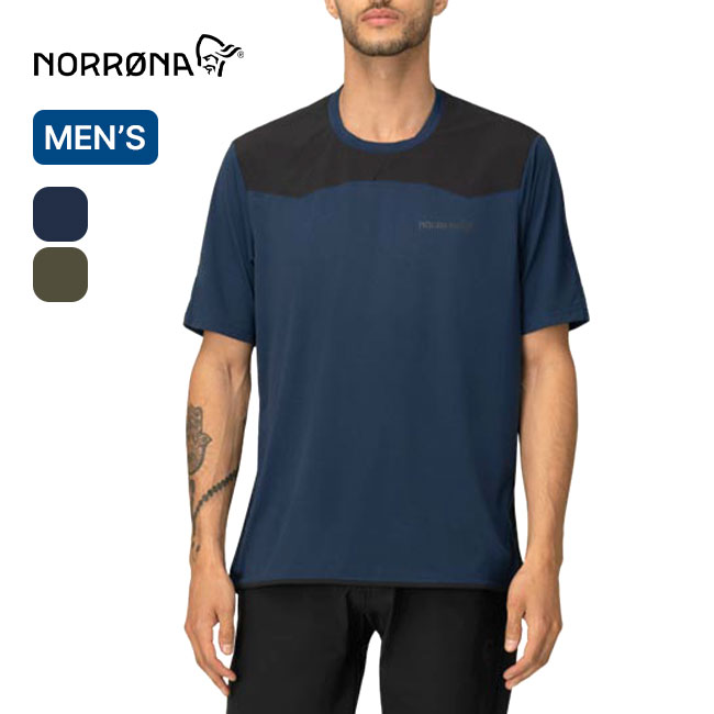 NORRONA ノローナ シーボットン イコライザーテックTシャツ メンズ