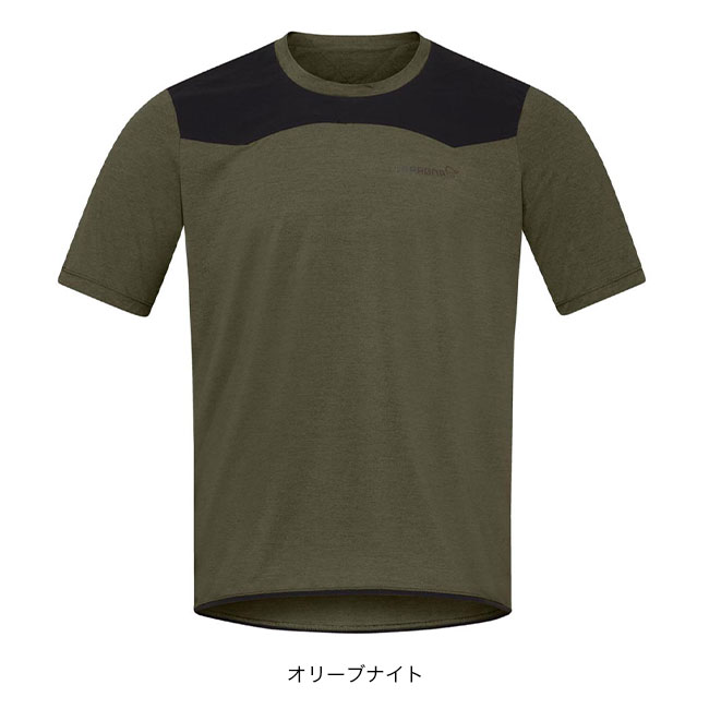 NORRONA ノローナ シーボットン イコライザーテックTシャツ メンズ