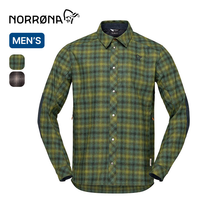 Norrona（ノローナ） タモック ウールシャツ メンズ 1206-19 チェック