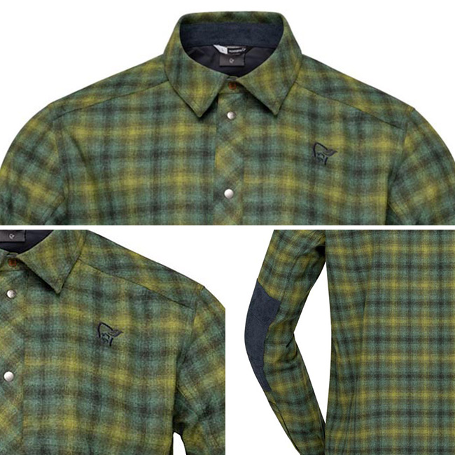 Norrona（ノローナ） タモック ウールシャツ メンズ 1206-19 チェック