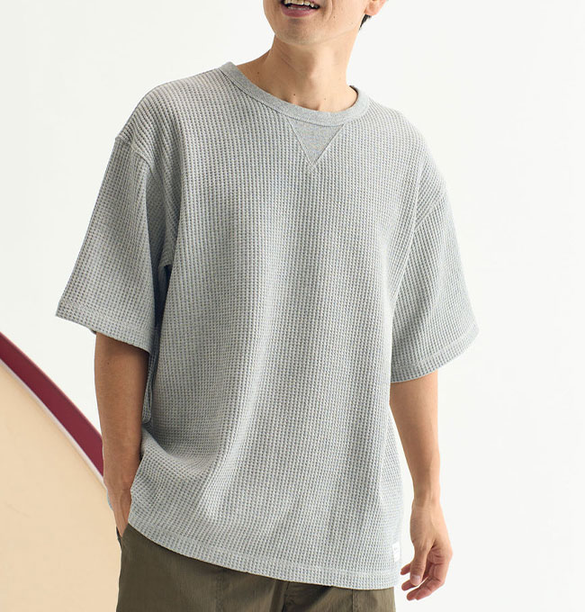 最大67％オフ！ tシャツ Tシャツ ECO HYBRID WAFFLE LOOSE FIT TEE