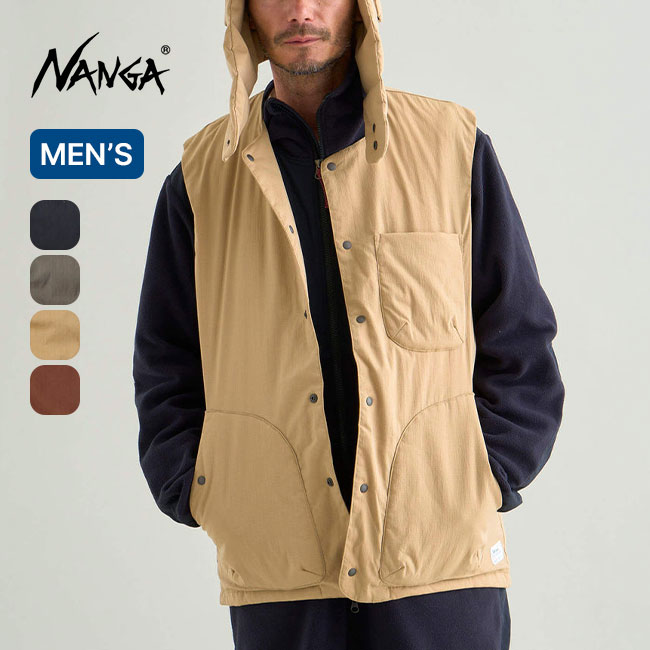 NANGA（ナンガ） ヒノックリップストップインナーダウンベスト メンズ