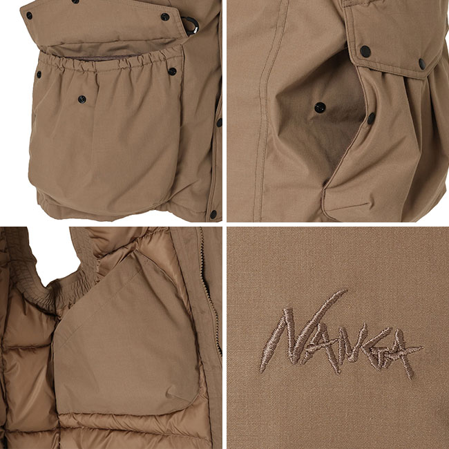 NANGA ナンガ ヒノックダウンベスト N2530-0A034A HINOC DOWN VEST