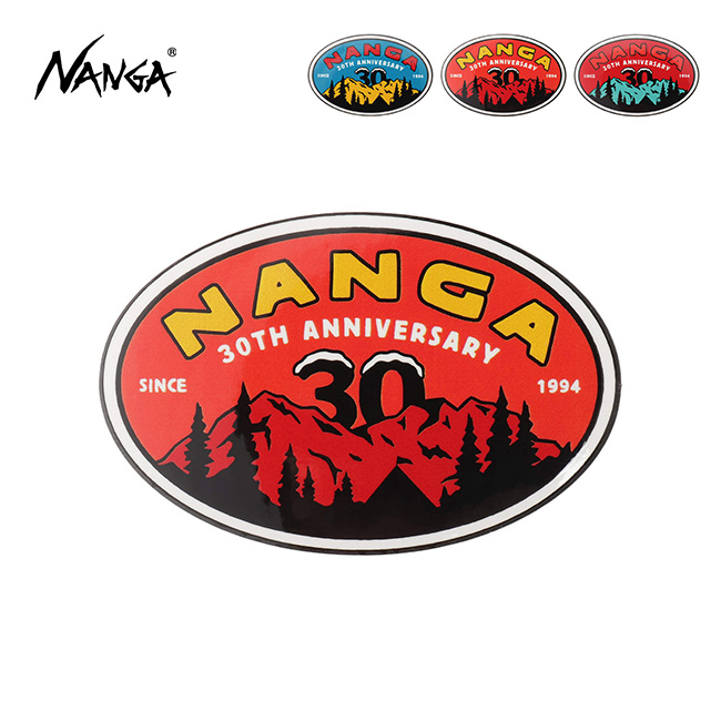 NANGA（ナンガ） 30thアニバーサリーステッカーオーバル NA2443-3G201