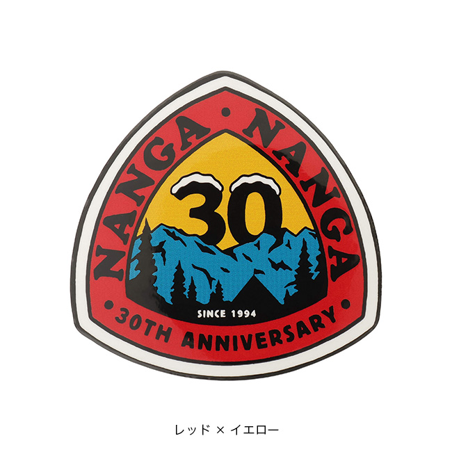 限定コラボ！NANGA × The Arth ヘキサテーブル ナンガxざぁ〜す NANGA（ナンガ） 30thアニバーサリーステッカーデルタ NA2443-3G202-A