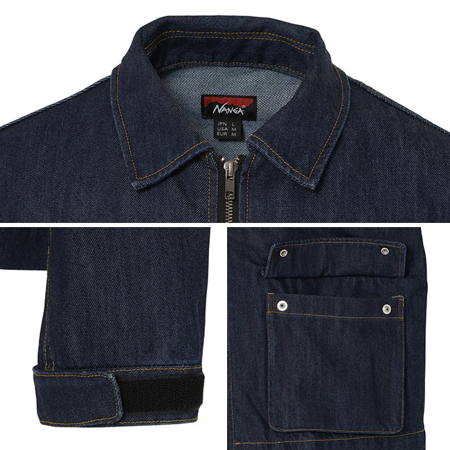 NANGA（ナンガ） デニムブルゾン N2600-1P063D DENIM BLOUSON メンズ