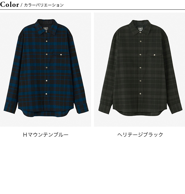 THE NORTH FACE ノースフェイス L/Sストレッチフランネルシャツ