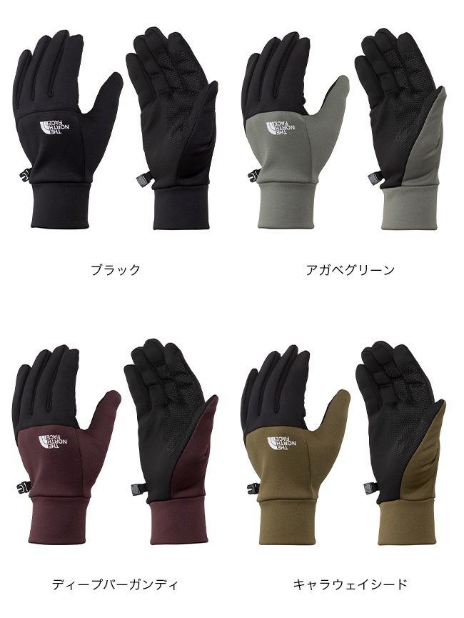 ノースフェイス　スマホ対応　ETIP グローブ　黒／赤　Ｌ　新品未使用タグ付き THE NORTH FACE（ザ ノースフェイス） ノースフェイス イーチップ