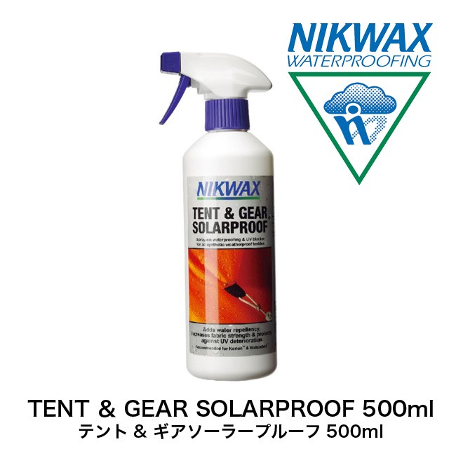 NIKWAX ニクワックス テントギアソーラープルーフ500ml :n19007:OutdoorStyle サンデーマウンテン - 通販 -  Yahoo!ショッピング