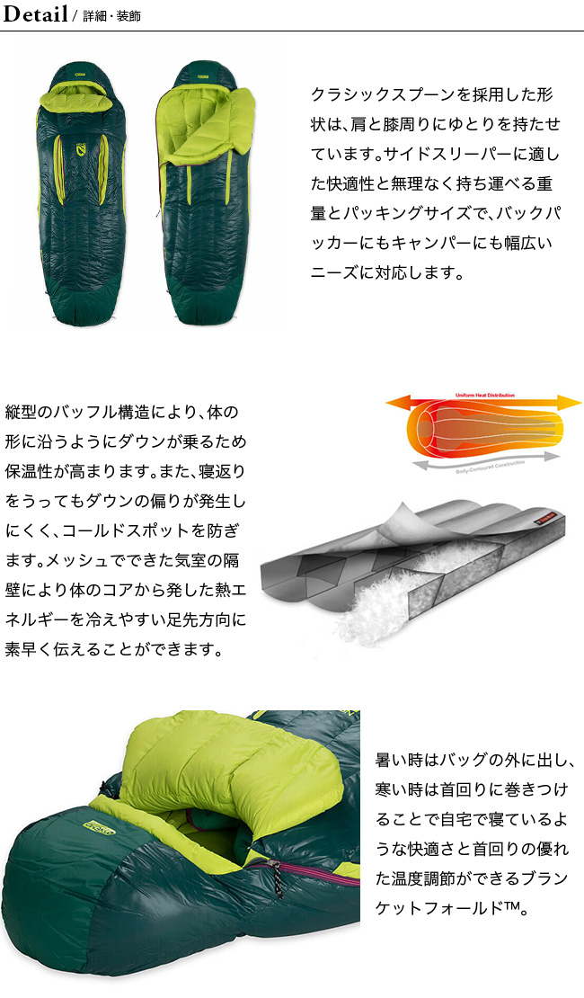 NEMO ニーモ ディスコ 15 ウィメンズ : n22228 : OutdoorStyle