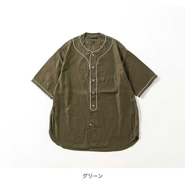 ナイジェルケーボンベースボールシャツ NIGEL CABOURN NIGEL CABOURN / ナイジェル ケーボン】 BASEBALL SHIRT LONG