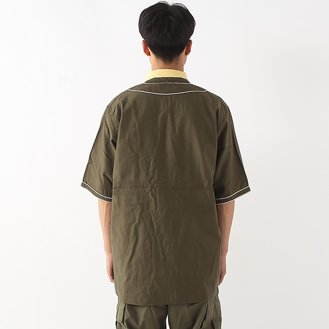 NIGEL CABOURN ナイジェルケーボン ベースボールシャツS/Sタイプ2