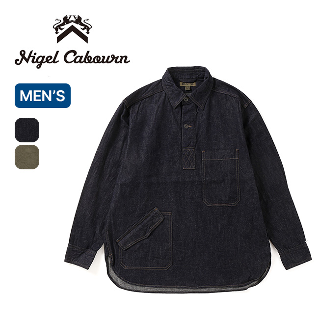 NIGEL CABOURN ナイジェルケーボン プルオーバーワークシャツデニム