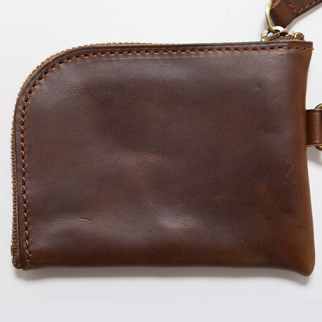 ケース　牛革　Nigel Cabourn NIGEL CABOURN（ナイジェルケーボン） コインケースピートレーベル