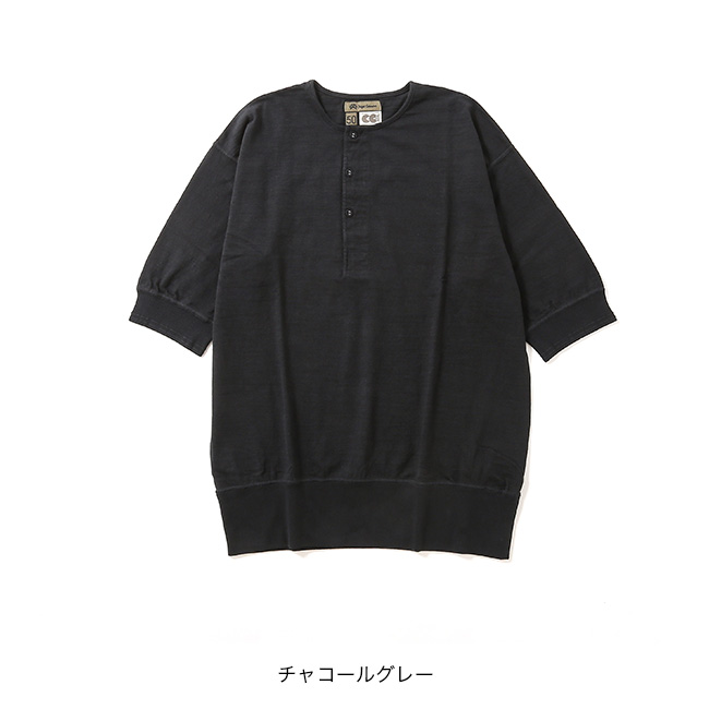 NIGEL CABOURN ナイジェルケーボン CC22ヘンリーネックシャツ 8050-00