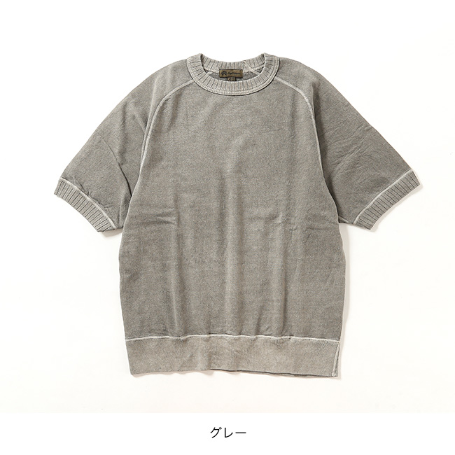 ☆NIGEL CABOURN☆ナイジェルケーボン☆半袖スウェット☆裏起毛☆ NIGEL CABOURN ナイジェルケーボン スウェットS/Sシャツテトロン