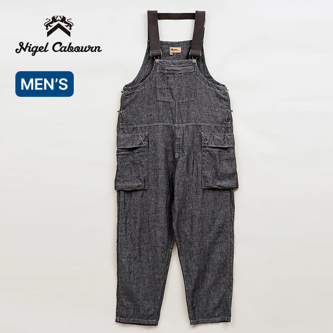 26SS ナイジェルケーボン ネイヴァルダンガリー - リネンデニム サイズ50 ナイジェル・ケーボン】UNISEX / ネイヴァルダンガリー - リネンデニム